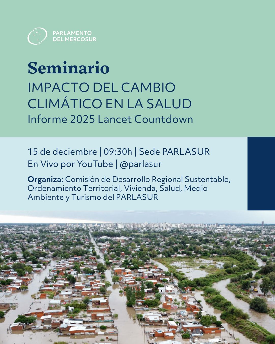 Seminario Impacto del cambio climático en la saludPresentación del Informe 2025 Lancet Countdown